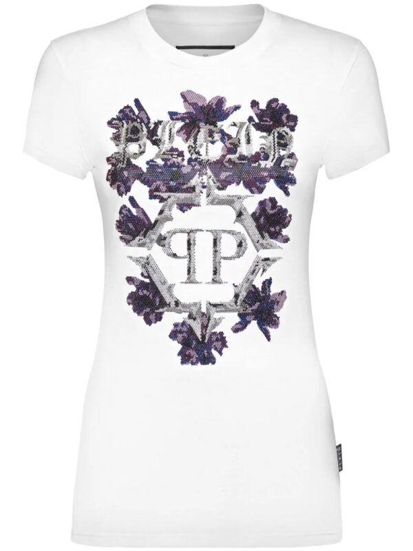 Philipp Plein  logo-print cotton T-shirt