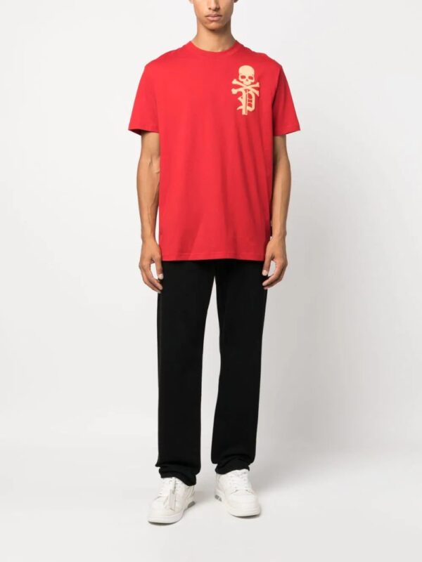 Philipp Plein  Skull&Bones-print cotton T-shirt - Image 2