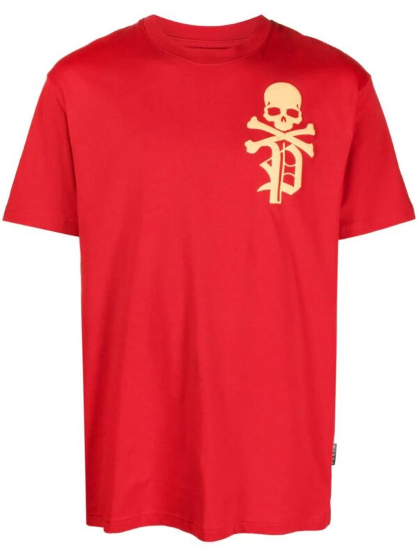 Philipp Plein  Skull&Bones-print cotton T-shirt