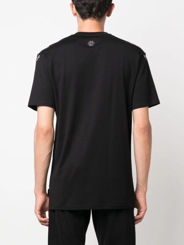 Philipp Plein  SS Hexagon rhinestone-embellished T-shirt - Image 4