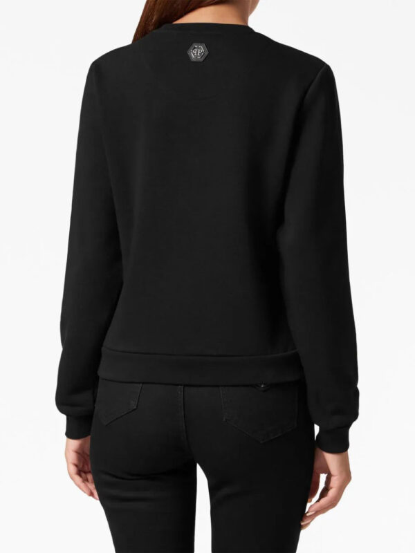 Philipp Plein  Teddy Bear crystal-embellished sweatshirt - Image 4