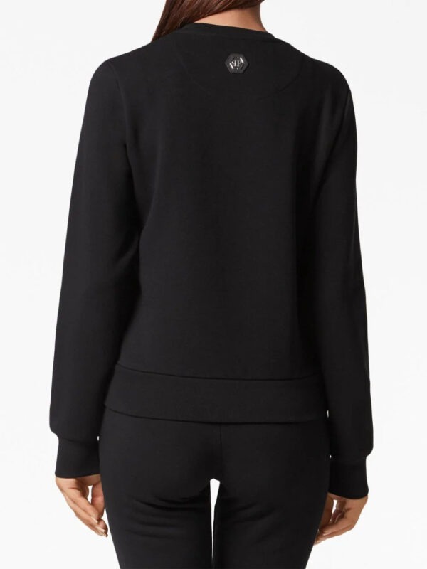 Philipp Plein  Flowers crew-neck cotton sweatshirt - Image 4