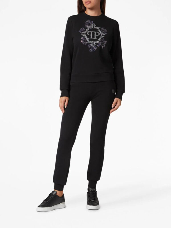 Philipp Plein  Flowers crew-neck cotton sweatshirt - Image 2