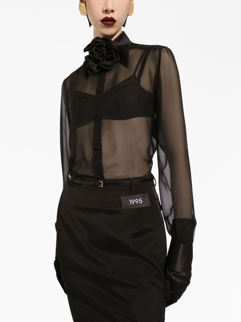 Dolce & Gabbana semi-sheer mesh shirt - Image 5