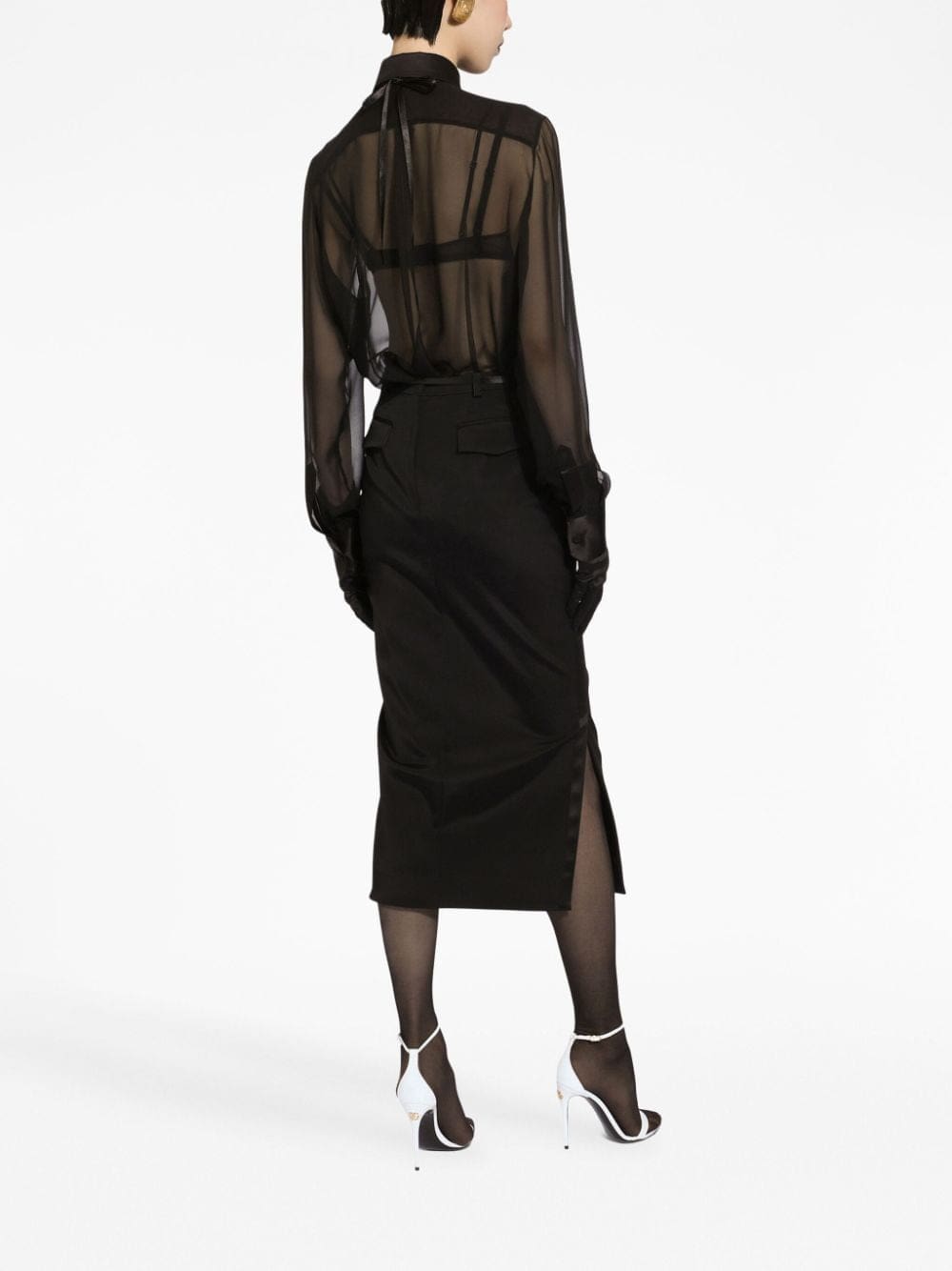 Dolce & Gabbana semi-sheer mesh shirt - Image 4