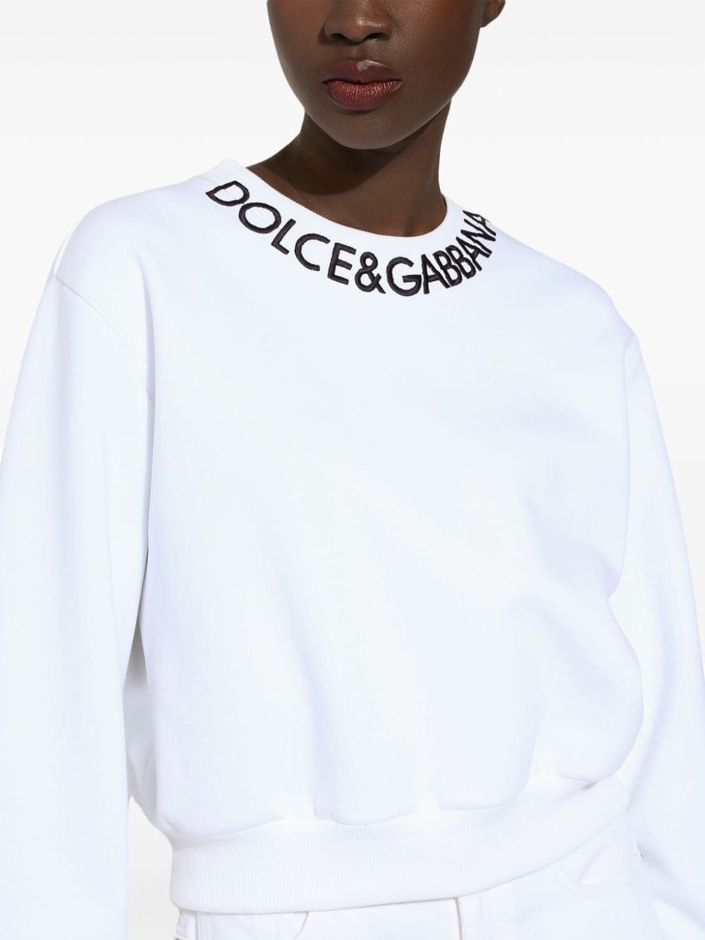 Dolce & Gabbana logo-embroidered sweatshirt - Image 4