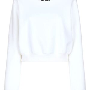 Dolce & Gabbana logo-embroidered sweatshirt