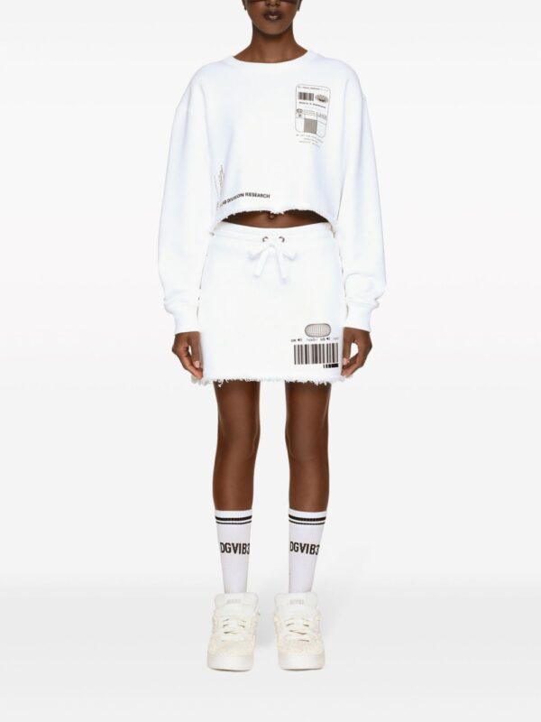 Dolce & Gabbana DGVIB3  graphic-print cotton skirt - Image 2
