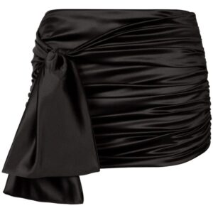 Dolce & Gabbana  knot-detail satin miniskirt