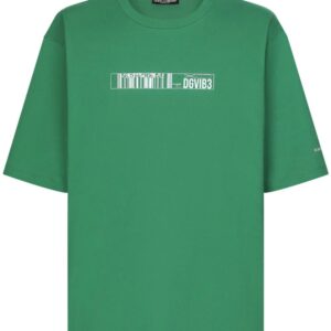 Dolce & Gabbana DG VIBE barcode-print cotton T-shirt