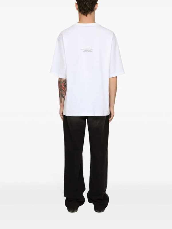 Dolce & Gabbana DG VIBE  logo-print cotton T-shirt - Image 4