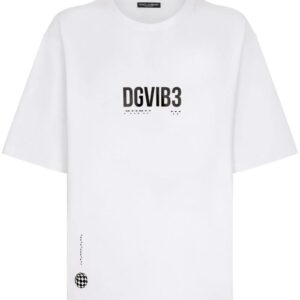 Dolce & Gabbana DG VIBE logo-print cotton T-shirt