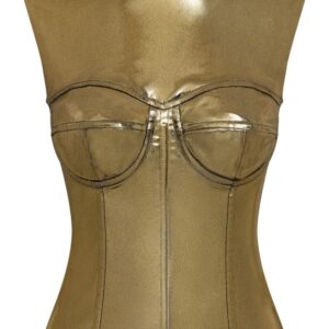 Dolce & Gabbana metallic sleeveless top