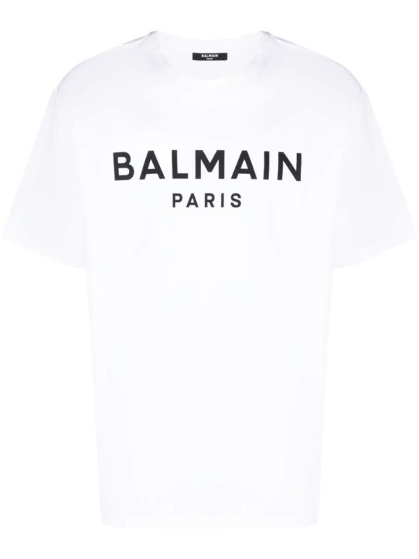 Balmain  logo-print cotton T-shirt
