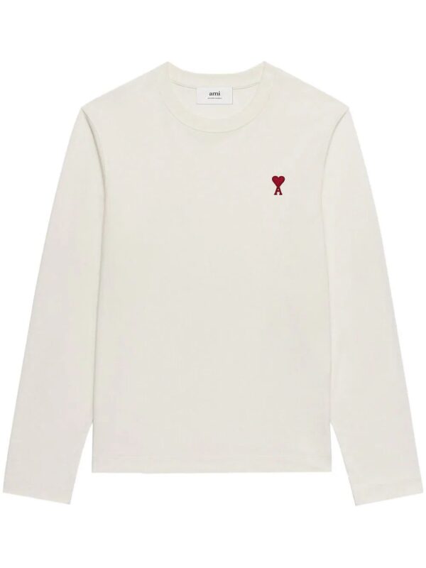 AMI Paris  embroidered-logo cotton sweatshirt