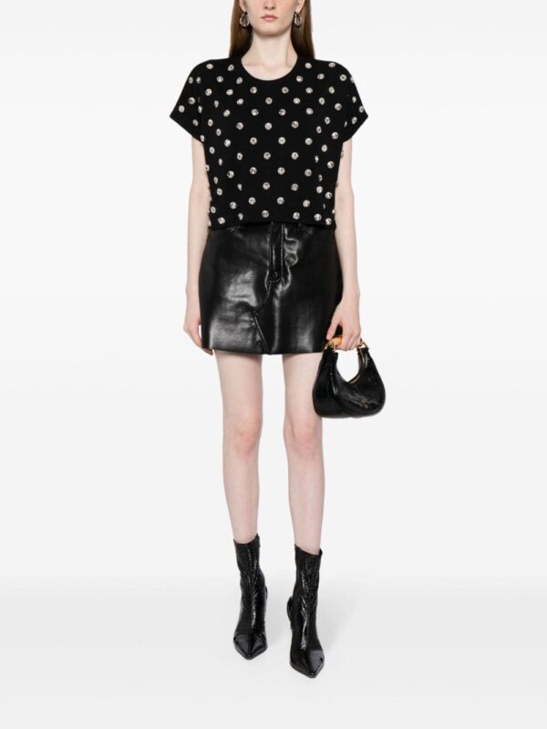 Balmain crystal-embellished cotton T-shirt - Image 2