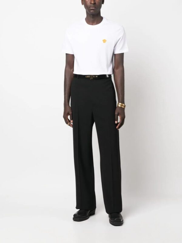 Versace  Medusa-embroidered cotton T-shirt - Image 2