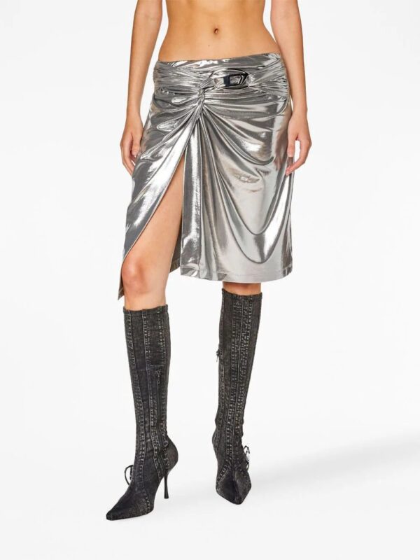 Diesel  O-Melt asymmetric draped skirt - Image 3
