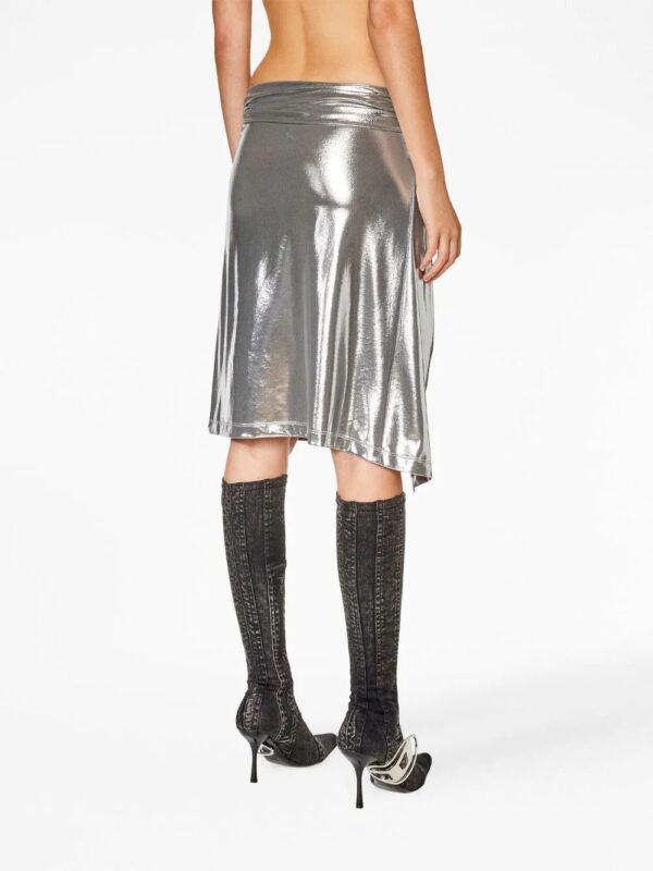 Diesel  O-Melt asymmetric draped skirt - Image 4