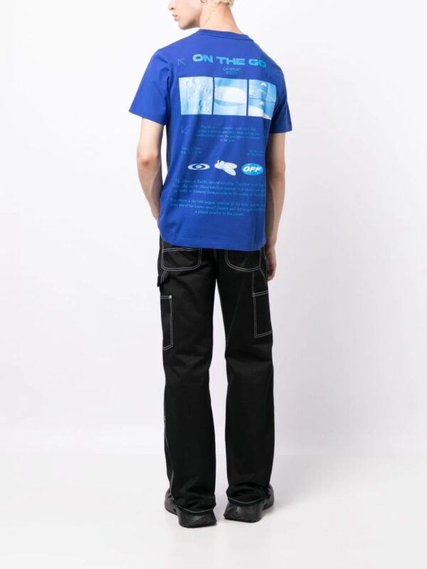 Off-White  On The Go Moon cotton T-shirt - Image 2