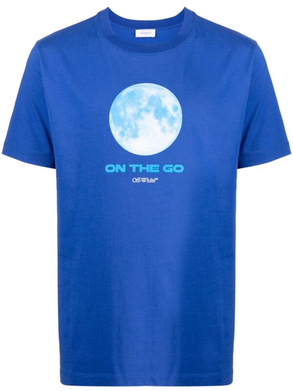 Off-White  On The Go Moon cotton T-shirt
