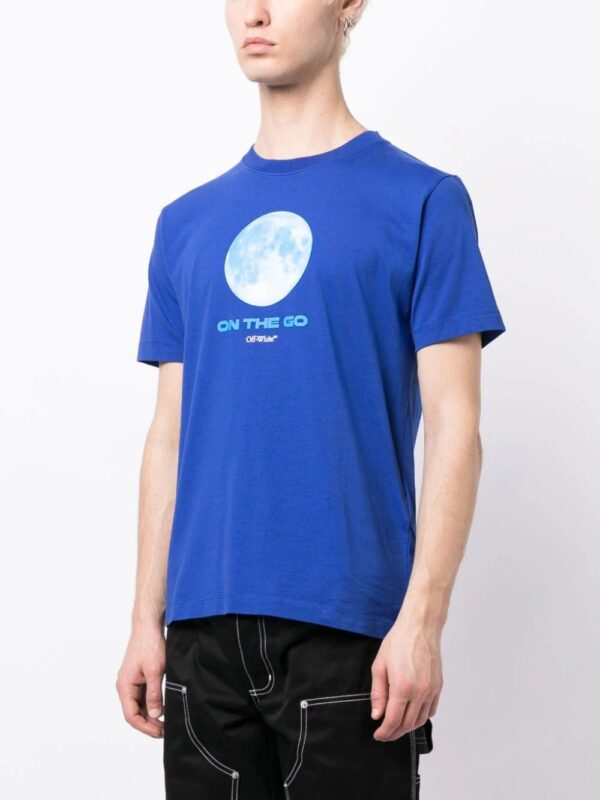Off-White  On The Go Moon cotton T-shirt - Image 4