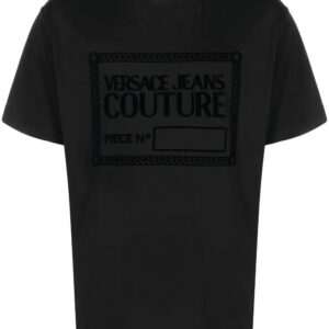 Versace Jeans Couture flocked-logo cotton T-shirt