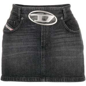 Diesel  De-Ron S2 low-rise denim miniskirt