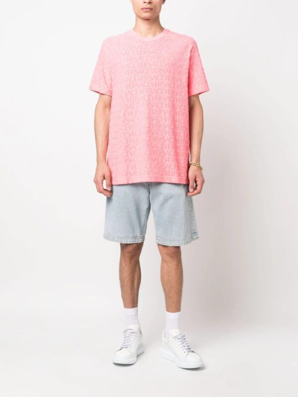 Versace  logo-embossed cotton T-shirt - Image 2