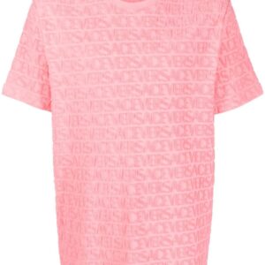 Versace  logo-embossed cotton T-shirt