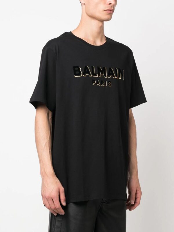 Balmain  logo-print cotton T-shirt - Image 3