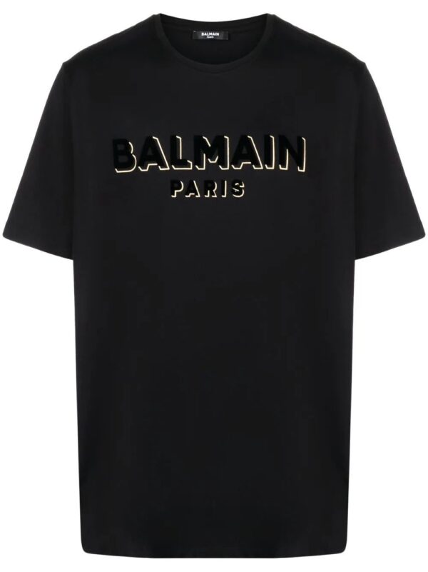 Balmain  logo-print cotton T-shirt