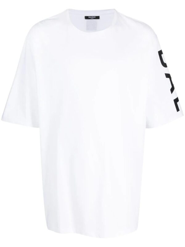 Balmain  logo-print cotton T-shirt