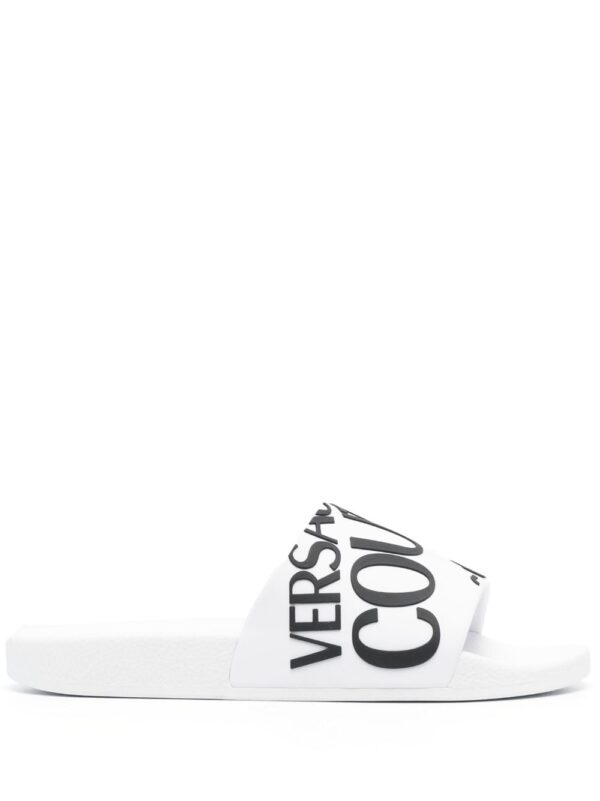 Versace Jeans Couture logo-print slides