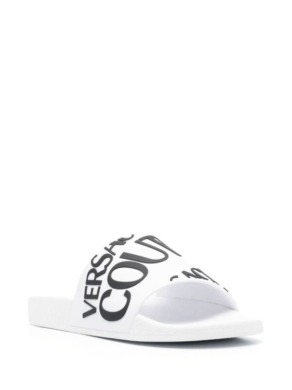 Versace Jeans Couture logo-print slides - Image 2