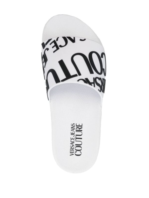 Versace Jeans Couture logo-print slides - Image 4