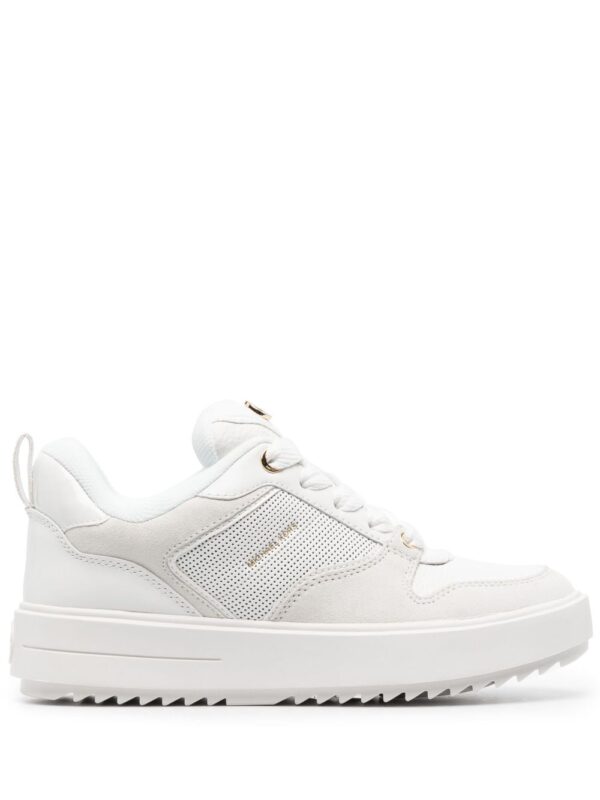 Michael Michael Kors logo-plaque leather sneakers