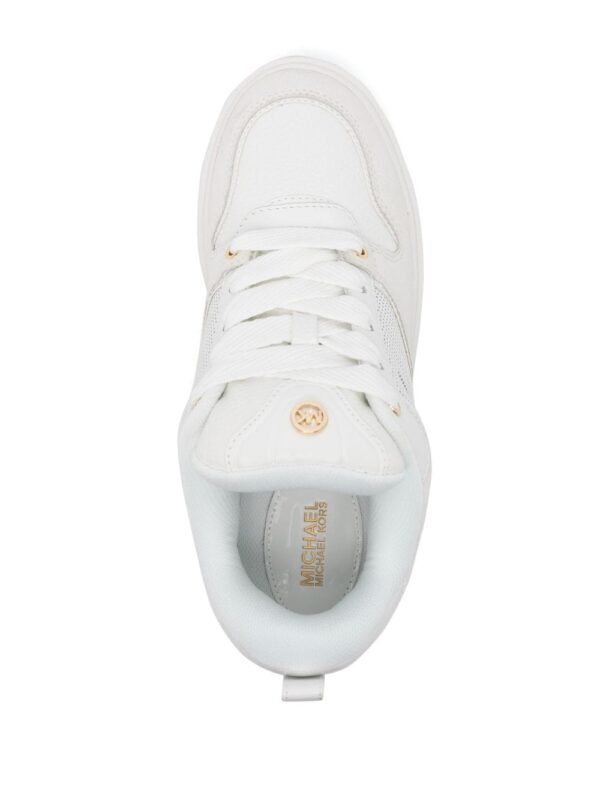 Michael Michael Kors logo-plaque leather sneakers - Image 4