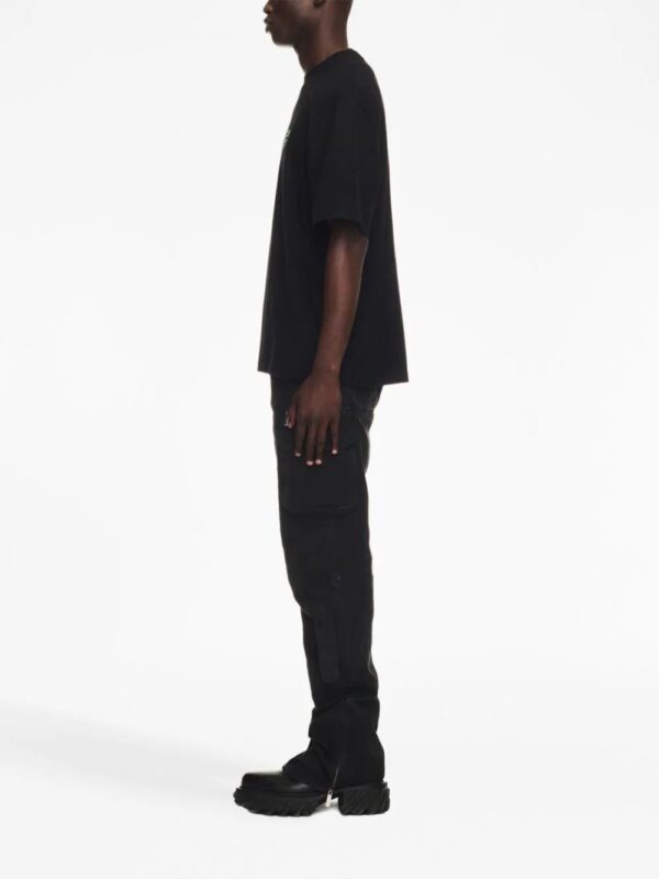 Off-White  slogan-print cotton T-shirt - Image 3