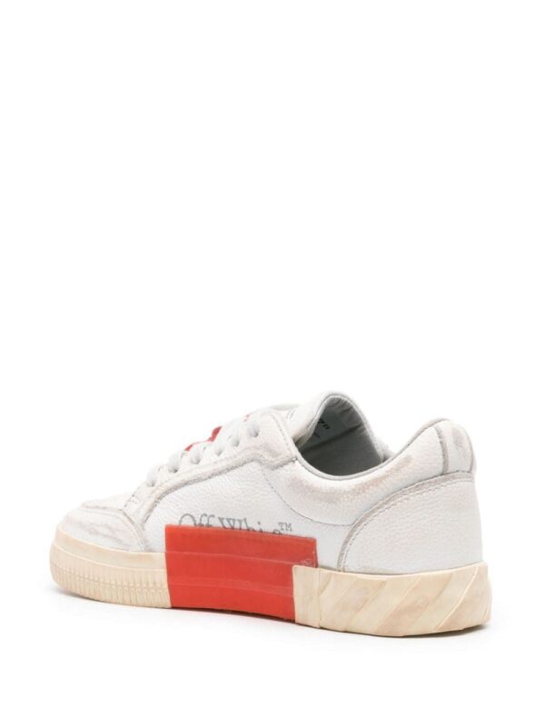 Off-White Low Vulcanized distressed sneakers - Image 3