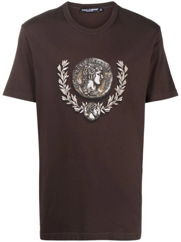 Dolce & Gabbana  coin-print cotton T-shirt