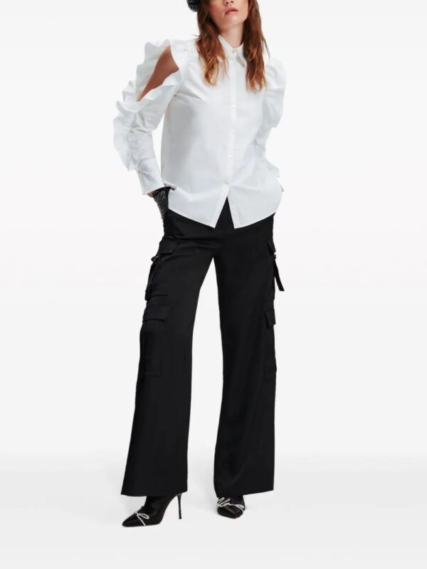Karl Lagerfeld  ruffled cotton shirt - Image 2