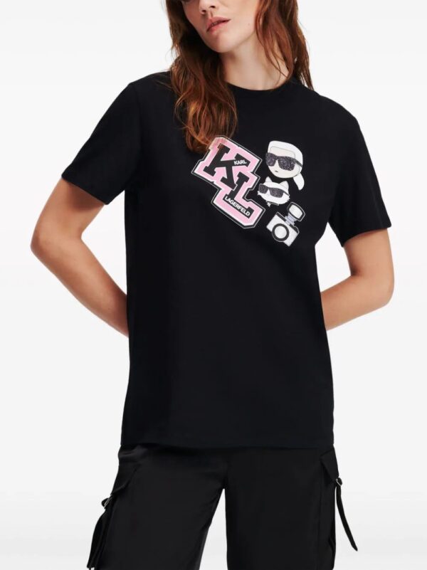 Karl Lagerfeld  Ikonik organic cotton T-shirt - Image 3