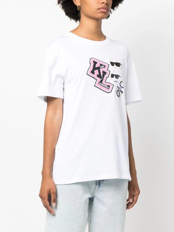 Karl Lagerfeld  Ikonik Varsity oversized T-shirt - Image 3