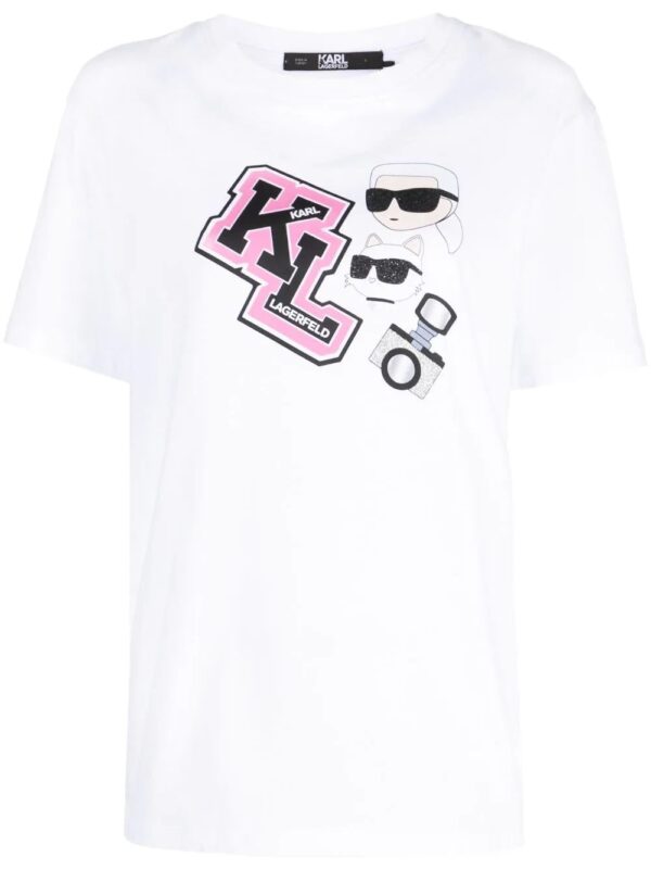 Karl Lagerfeld  Ikonik Varsity oversized T-shirt