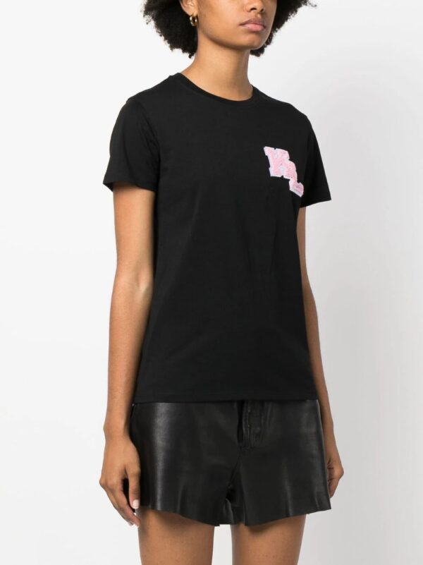 Karl Lagerfeld  Kl logo-patch organic cotton T-shirt - Image 3
