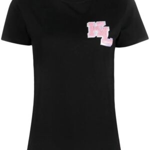 Karl Lagerfeld  Kl logo-patch organic cotton T-shirt