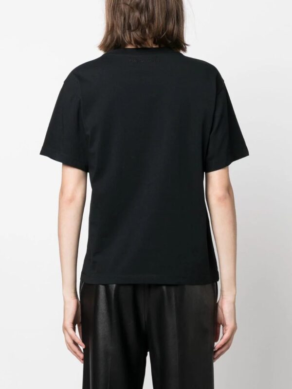 Karl Lagerfeld  rhinestone-embellished organic-cotton T-shirt - Image 4