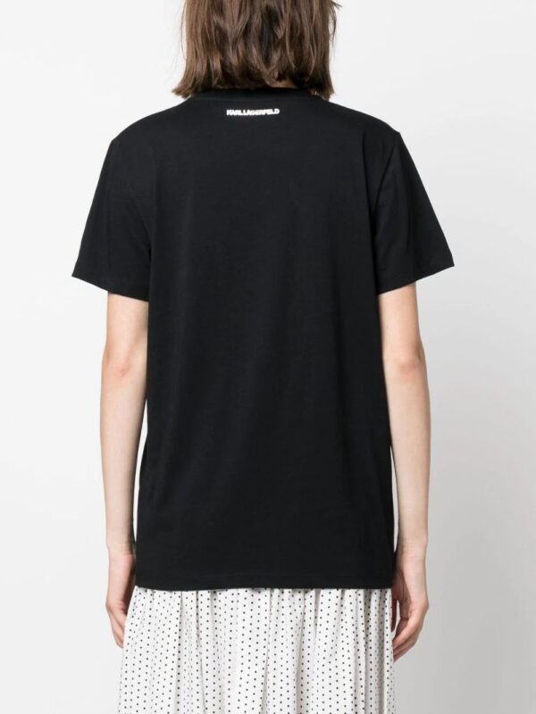 Karl Lagerfeld  Ikonik 2.0 organic-cotton T-shirt - Image 4