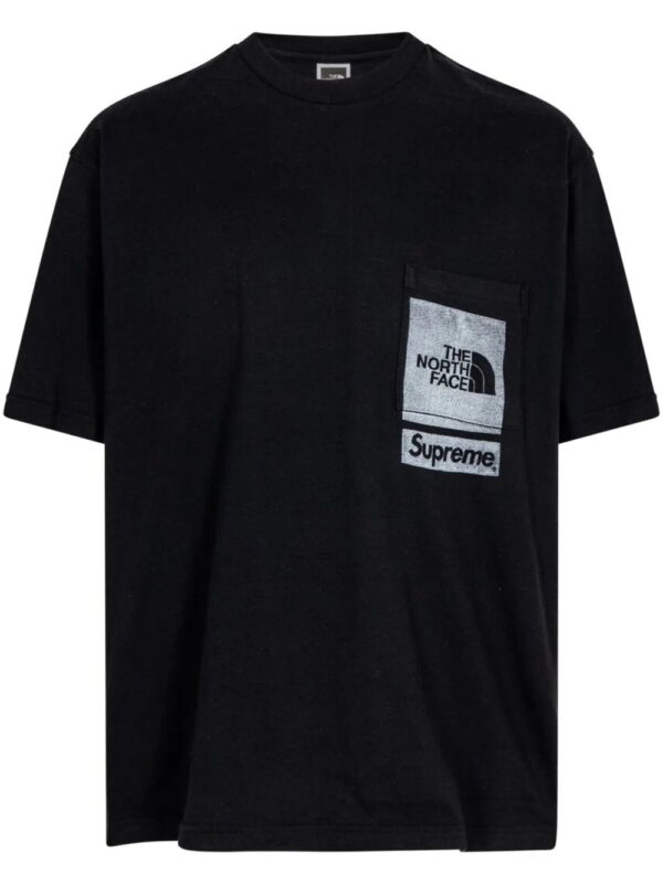 Supreme  x TNF printed pocket "Black" T-shirt